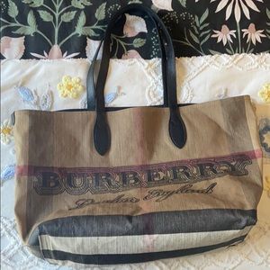 Burberry Canvas Tote